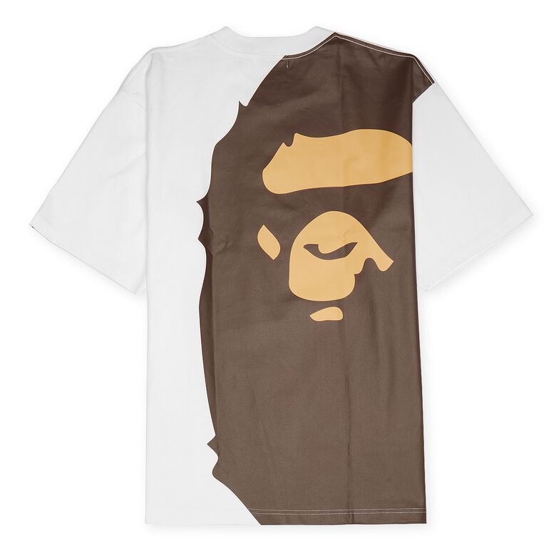 A Bathing Ape Giant Ape Head Relaxed Fit Tee M white