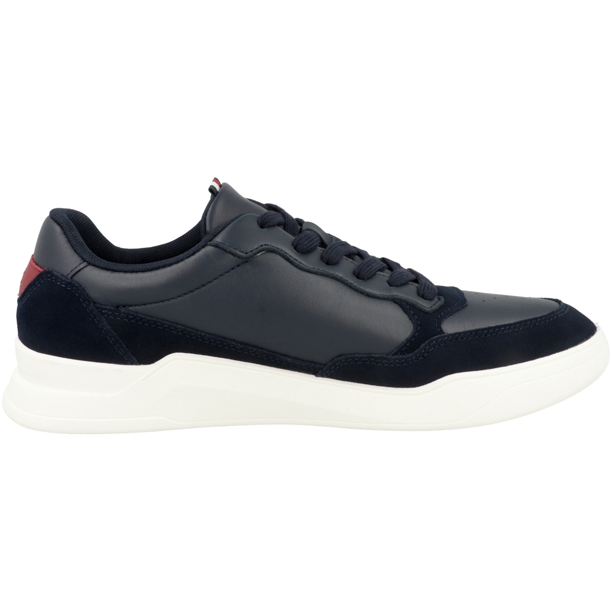 Tommy Hilfiger Elevated Cupsole Leather Mix Sneaker Low dunkelblau