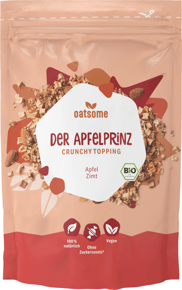 Crunchy Topping Der Apfelprinz, Apfel & Zimt, 180 g