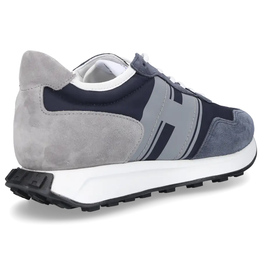 Hogan - Sneaker low H601 Veloursleder Textil - blau