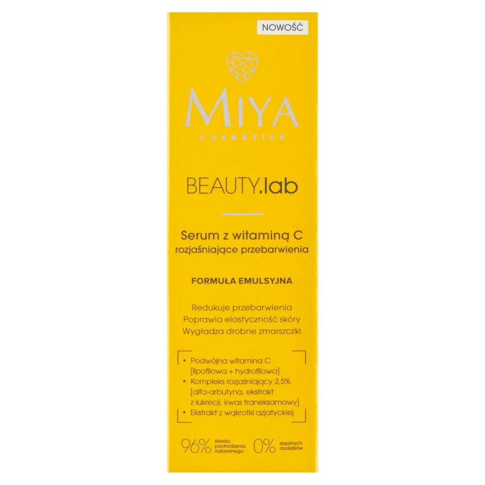 Miya BEAUTY.lab Wit.C - Serum s vitaminom C za posvjetljivanje diskoloracija 30ml