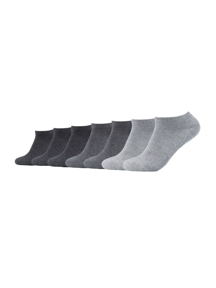camano Sneakersocken 7er Pack ca-soft in Grau günstig kaufen