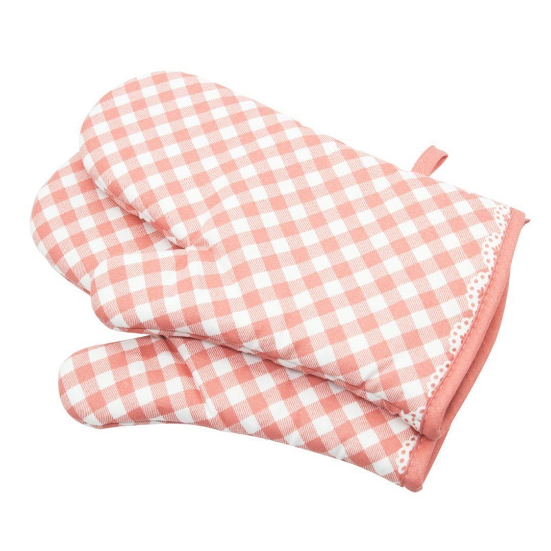 LENBEST Topflappen Topfhandschuhe Koch-/Back-Anti-Rutsch-Handschuhe, (Ofenhitzebeständige Handschuhe), Mikrowellen-Hitzeschutzhandschuhe
