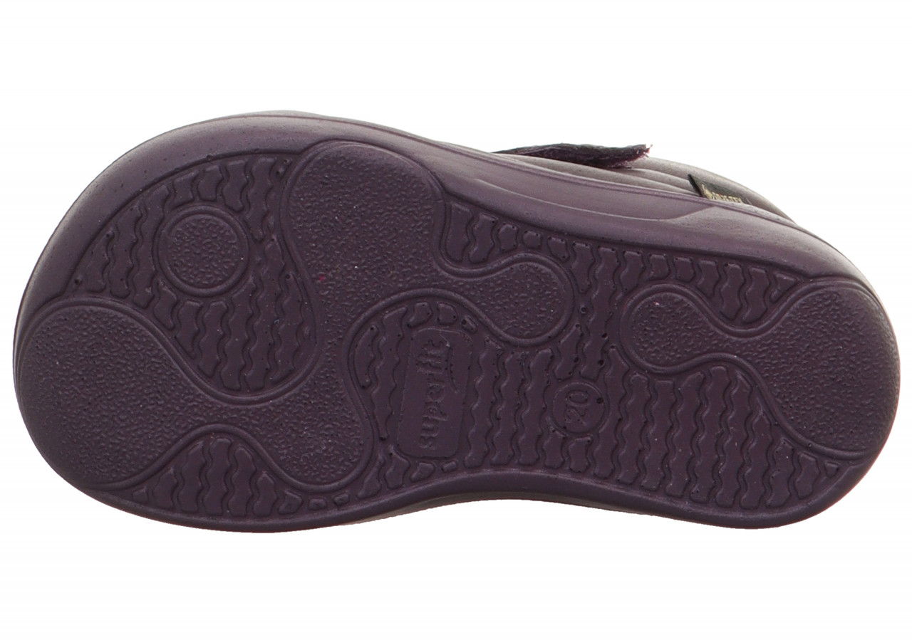 SUPERFREE - Lila Sneaker high mit Klettverschluss