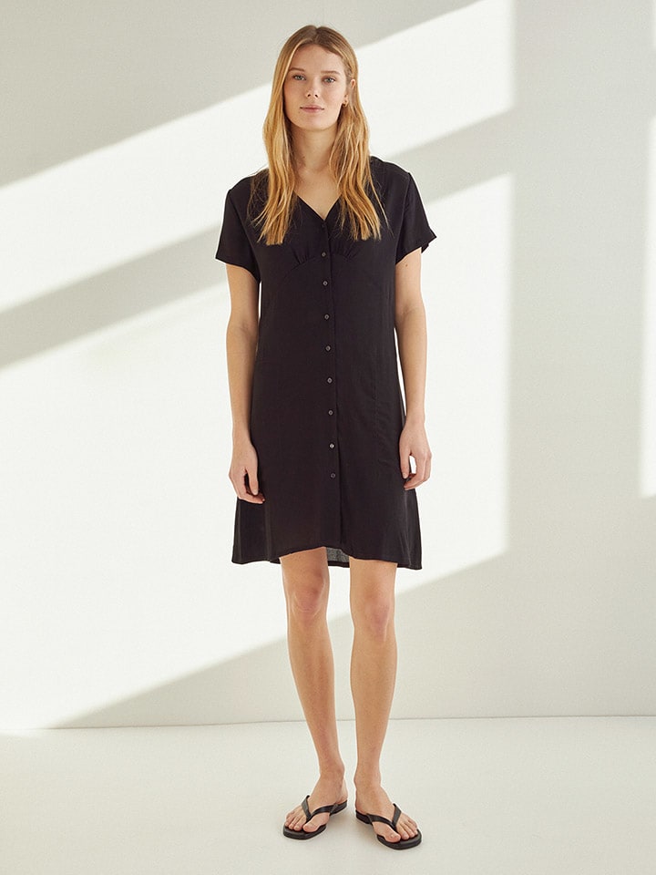 Yerse Kleid in Schwarz günstig kaufen