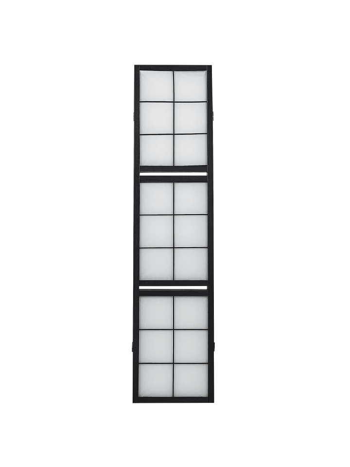Beliani Paravent GOMAGOI in Schwarz - (W) 120 x (H) 170 x (L) 2 cm günstig kaufen onesize