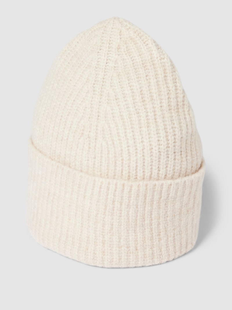 Beanie mit breitem Umschlag in royalblau