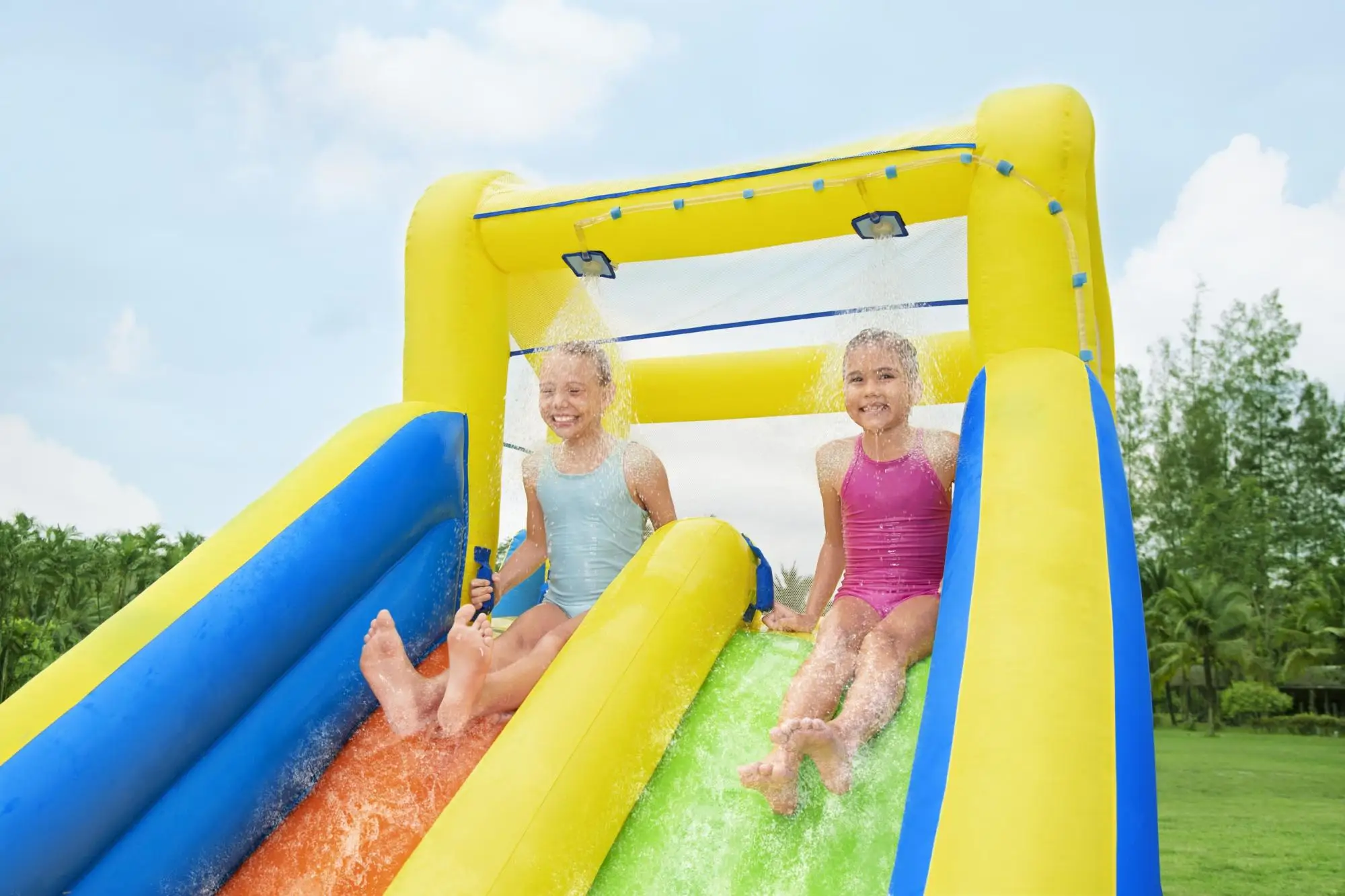H2OGO! AquaRace Kids Inflatable Water Park