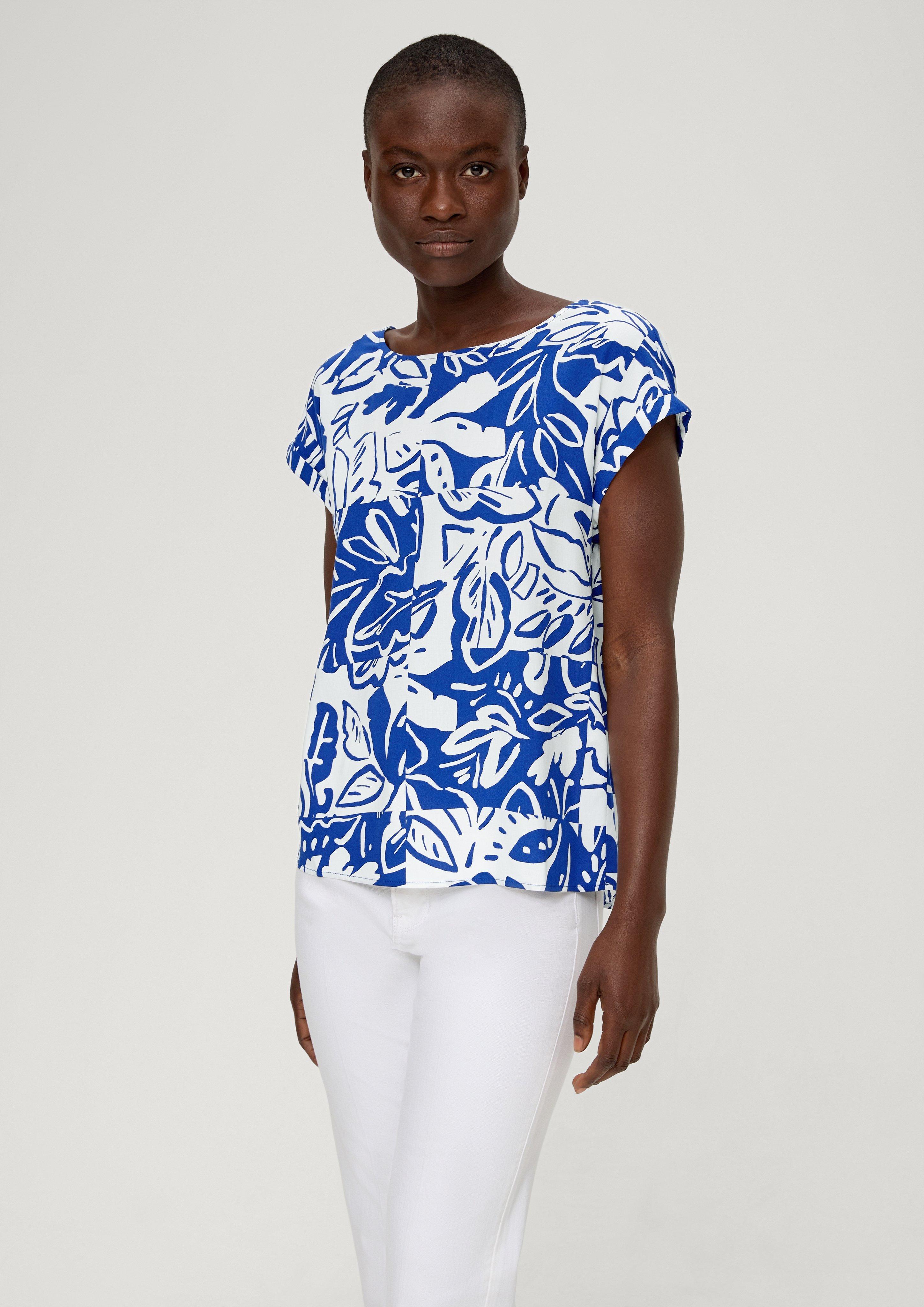 Viskosebluse mit Rückenausschnitt  2131767-56A0