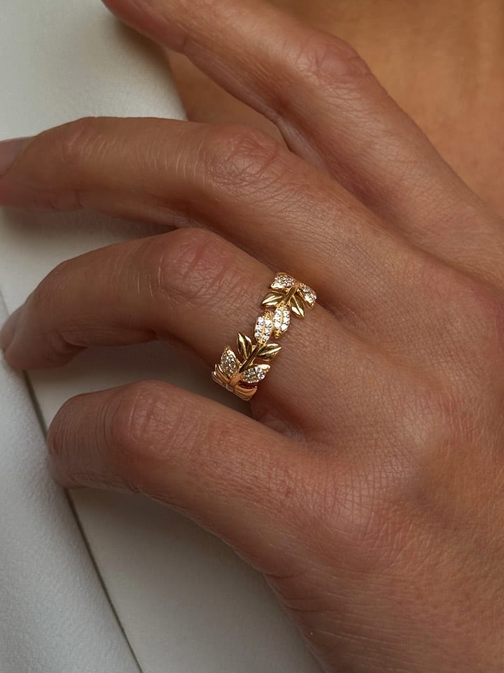 DI GIORGIO Vergold. Ring mit Edelsteinen günstig kaufen