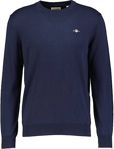 GANT Herren Strickpullover mit Wolle