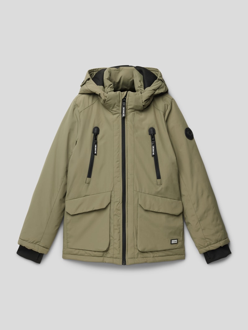 Jacke in Two-Tone-Machart Modell 'Howman' in schilf