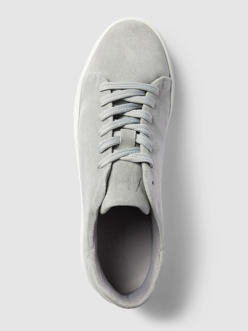 Sneaker mit Label-Detail Modell 'DAVID' in hellgrau