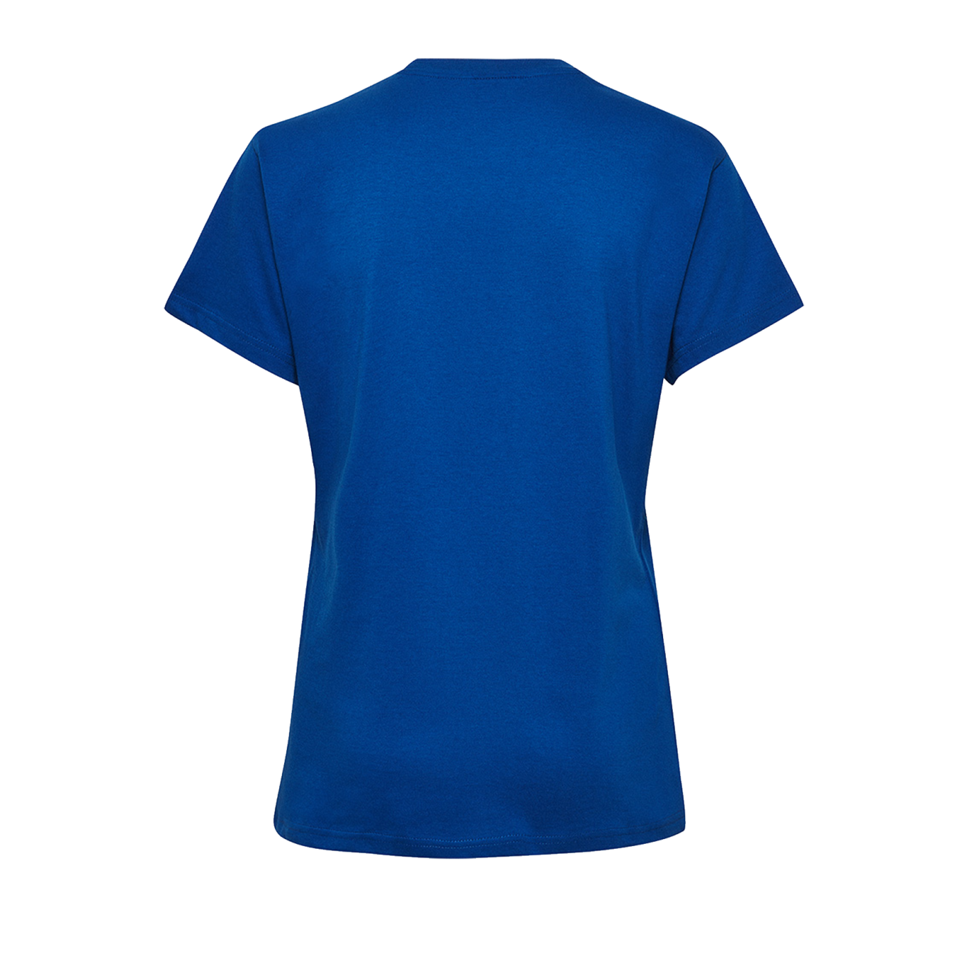 Hummel Cotton T-Shirt Logo Damen Blau F7045
