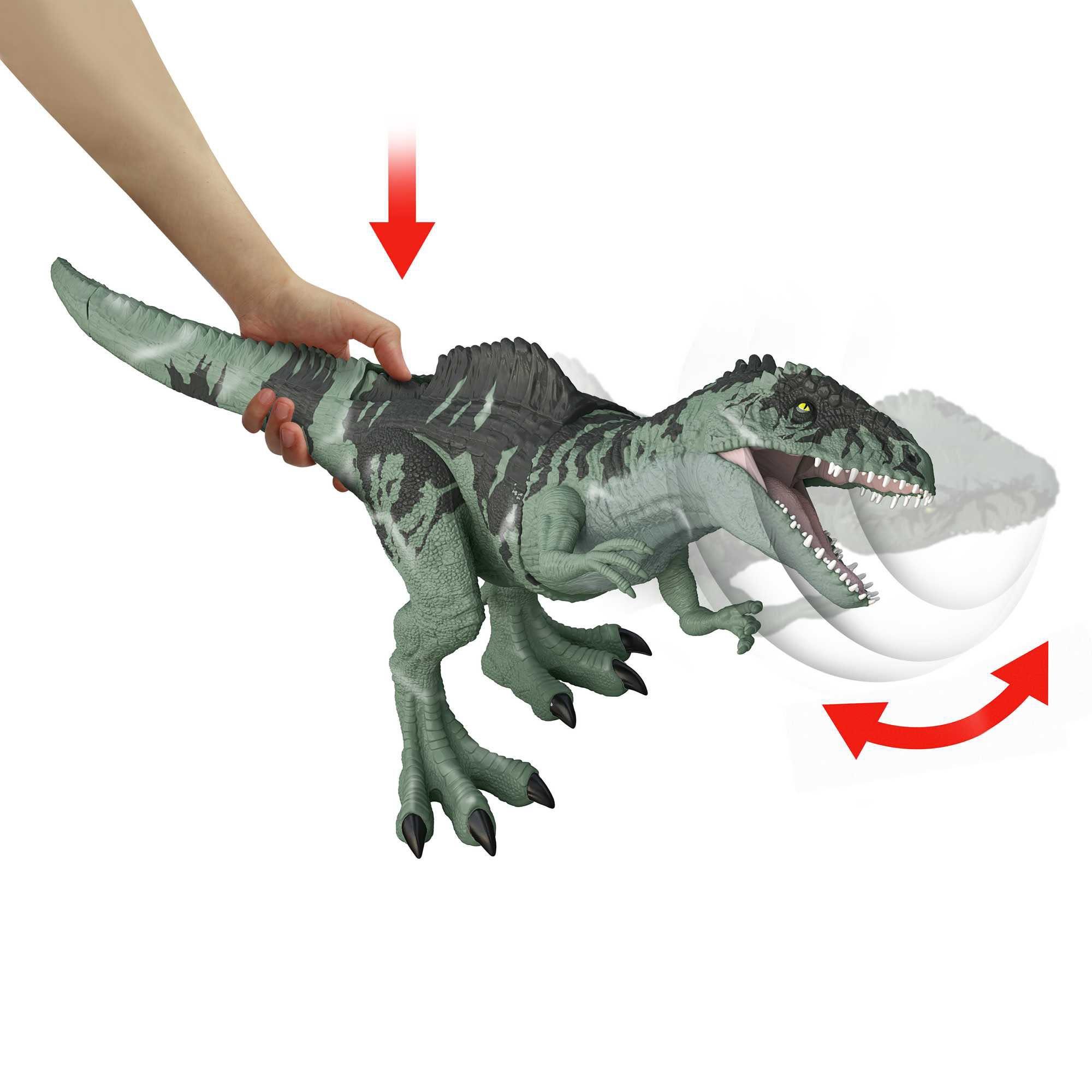 Mattel® Actionfigur Jurassic World, Strike N' Roar Giganotosaurus, mit Soundeffekten