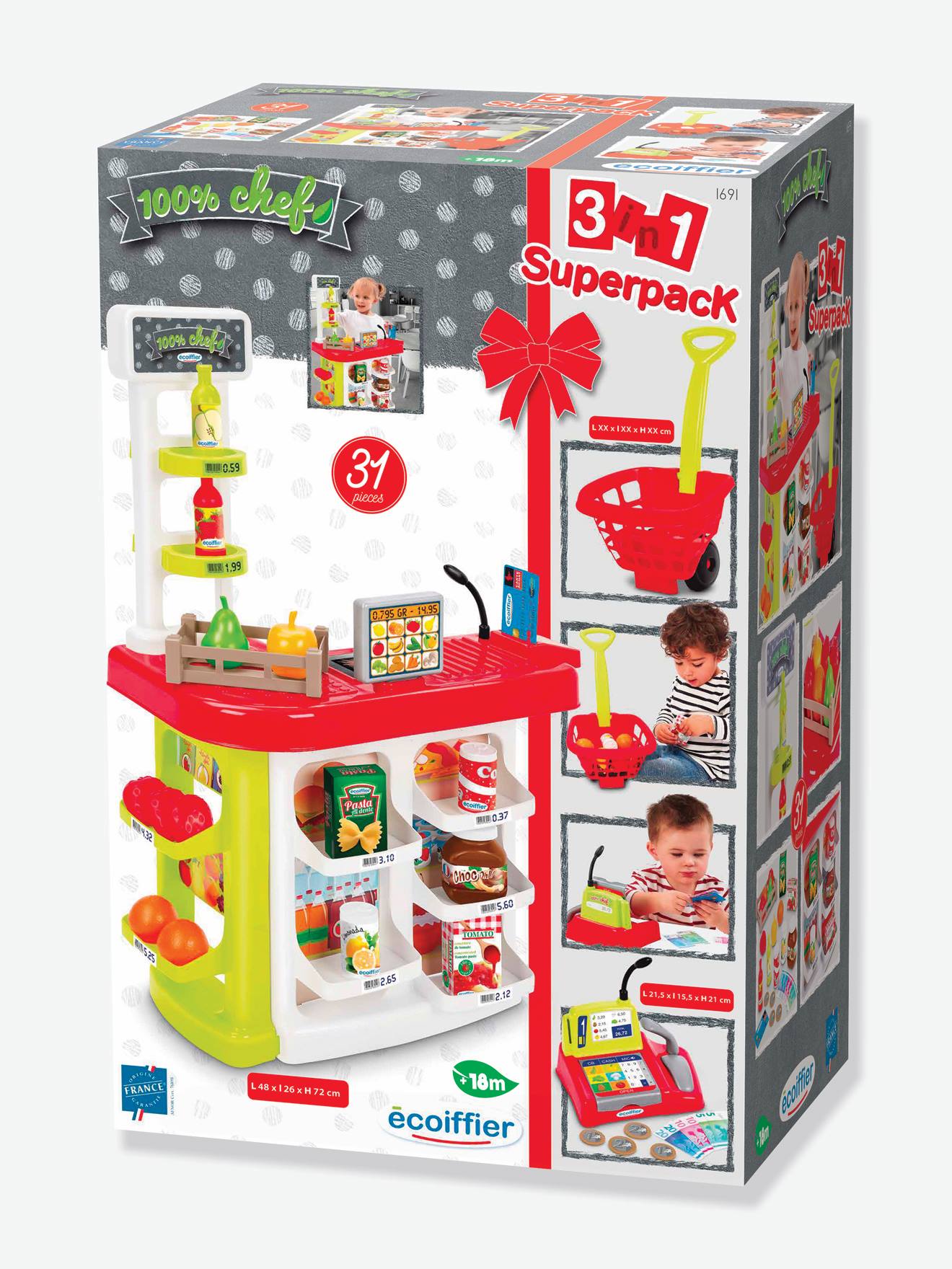 Ecoiffier Kinder Supermarkt-Kassenbereich ECOIFFIER - grün