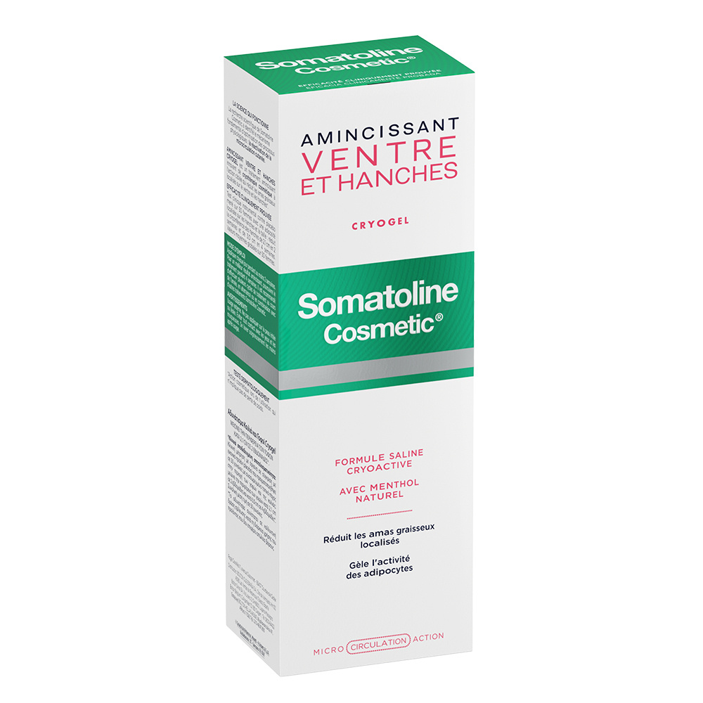 somatoline cosmetic AMINCISSANT VENTRE ET HANCHES CRYOGEL 250ml Gel