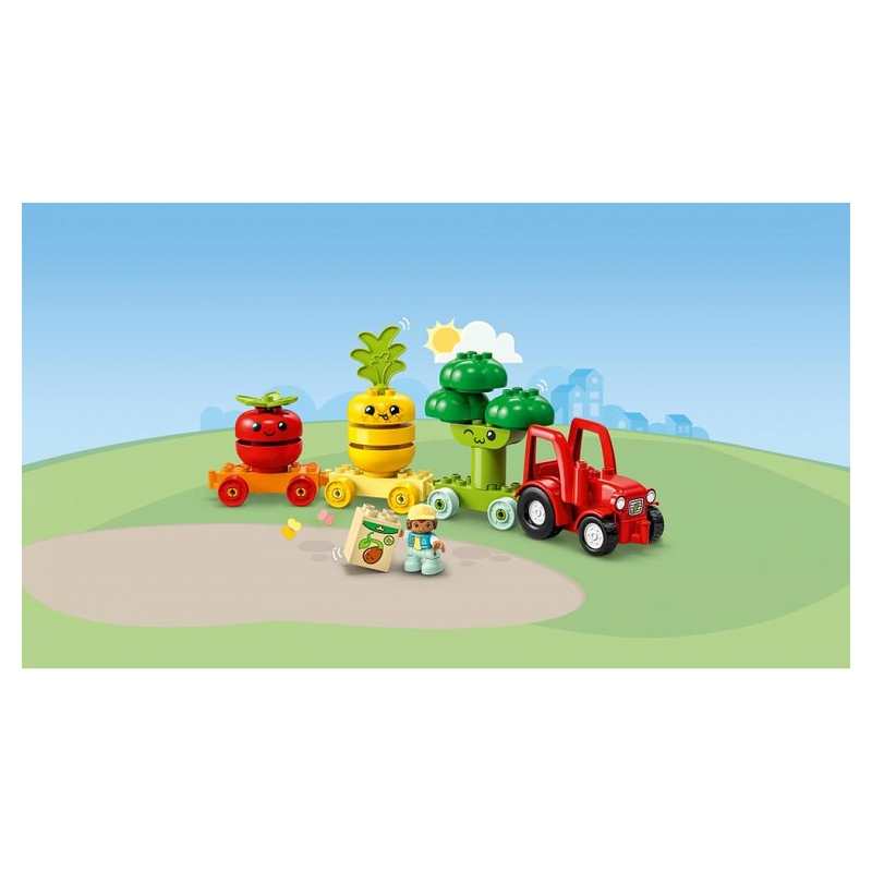 10982 Le tracteur des fruits et légumes LEGO Duplo