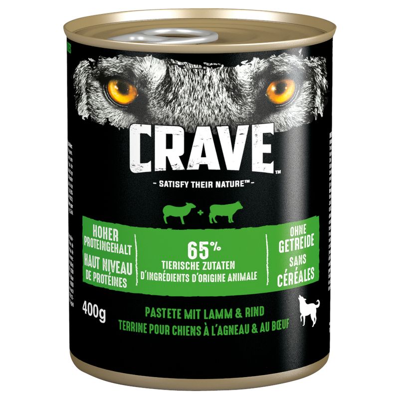 Sparpaket Crave Adult Hundefutter 24 x 400 g