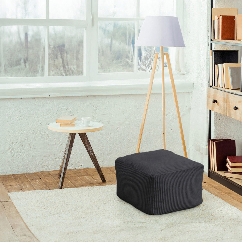 Home Deluxe Sitzsack Hocker COZY Anthrazit