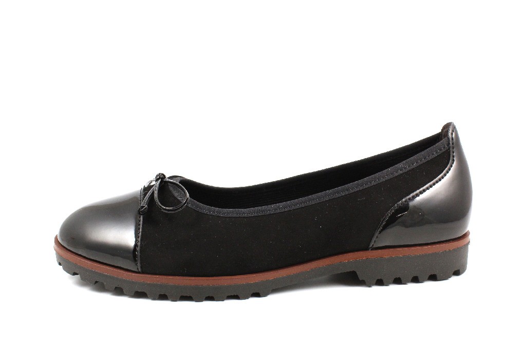 GABOR Ballerinas schwarz Gabor Fashion Sportlicher Ballerina 24.1
