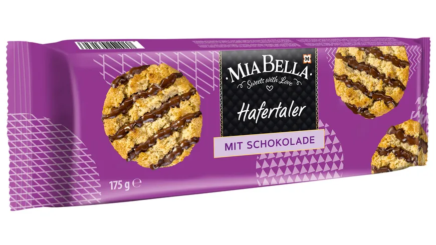 MIA BELLA Hafergebäck mit Schokolade 175 g