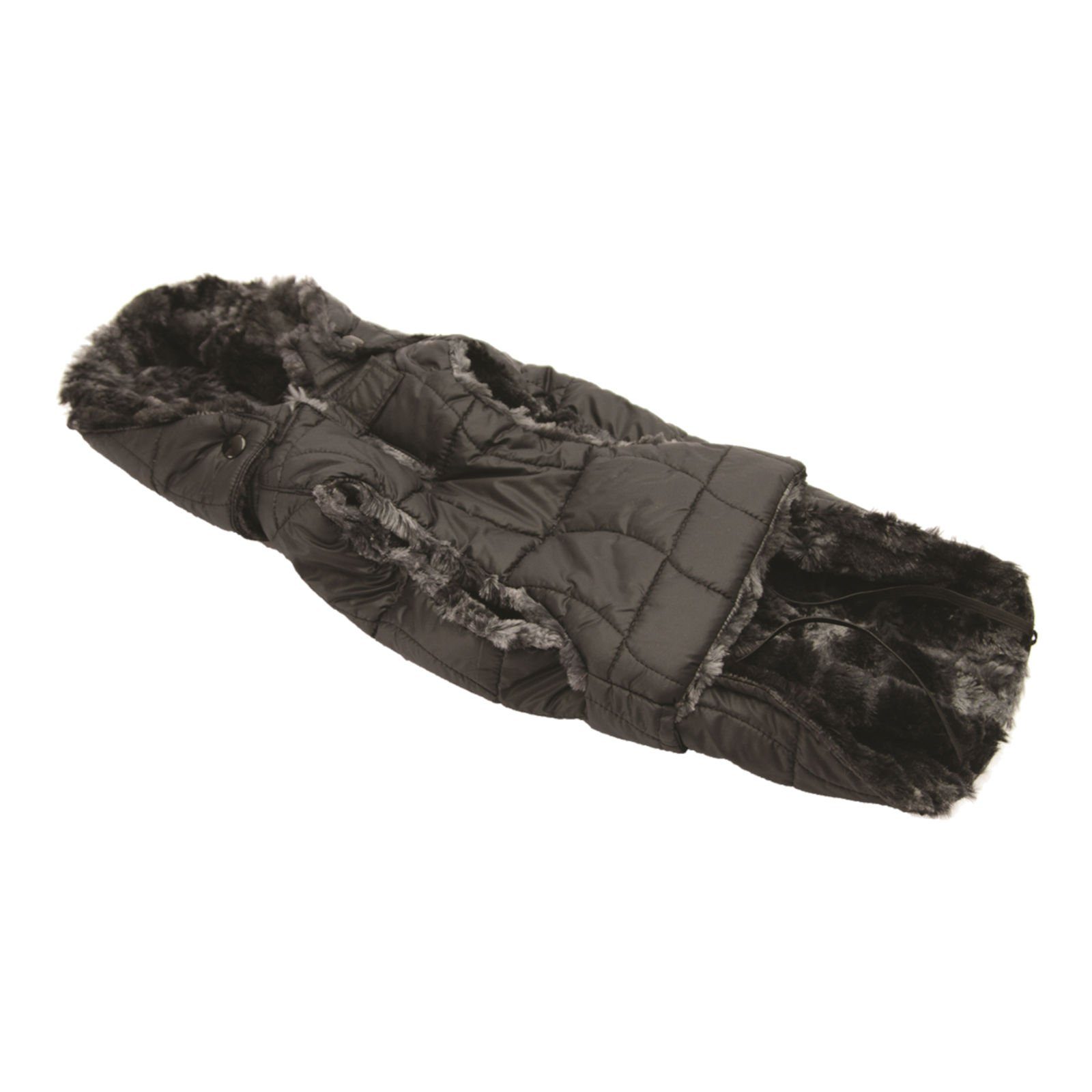 Fashion Dog Hundemantel Fashion Dog Steppmantel für Hunde - Schwarz