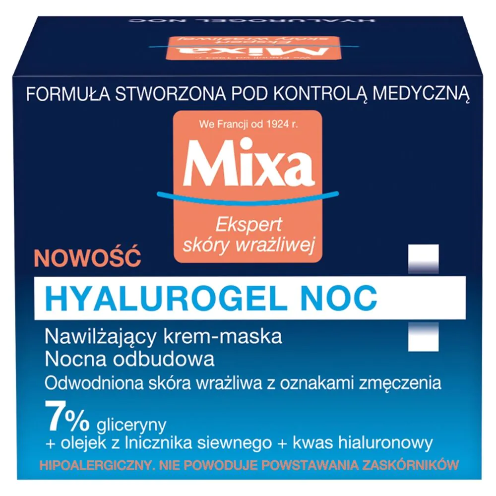 Pomiješajte Hyalurogel kremu-masku noću