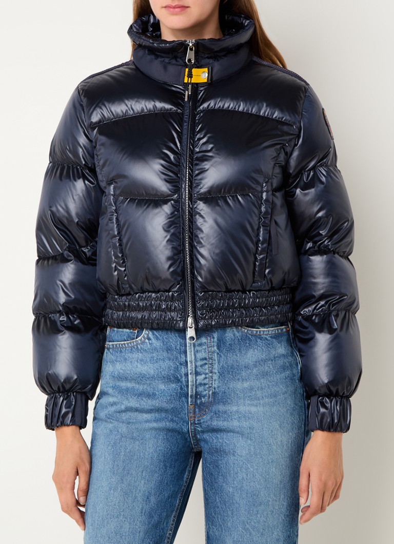 Parajumpers Sento cropped puffer jacket with down filling and side pockets