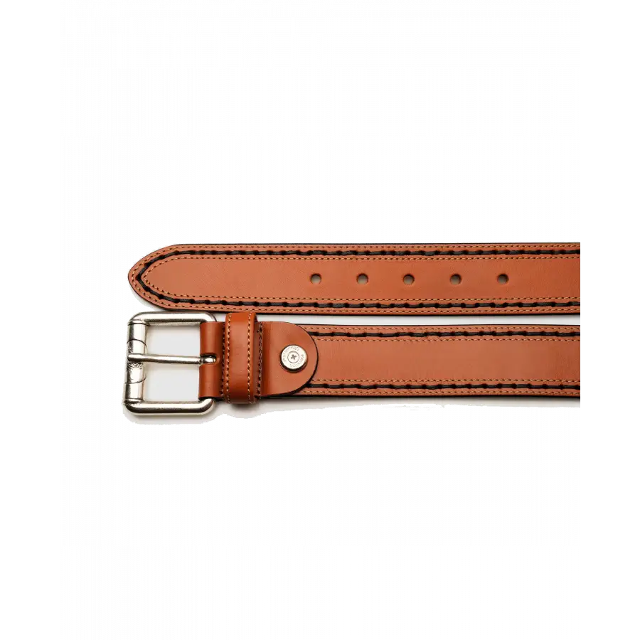 Heinrich Dinkelacker - Gürtel DUSAN PLAIN N Rindsleder - beige