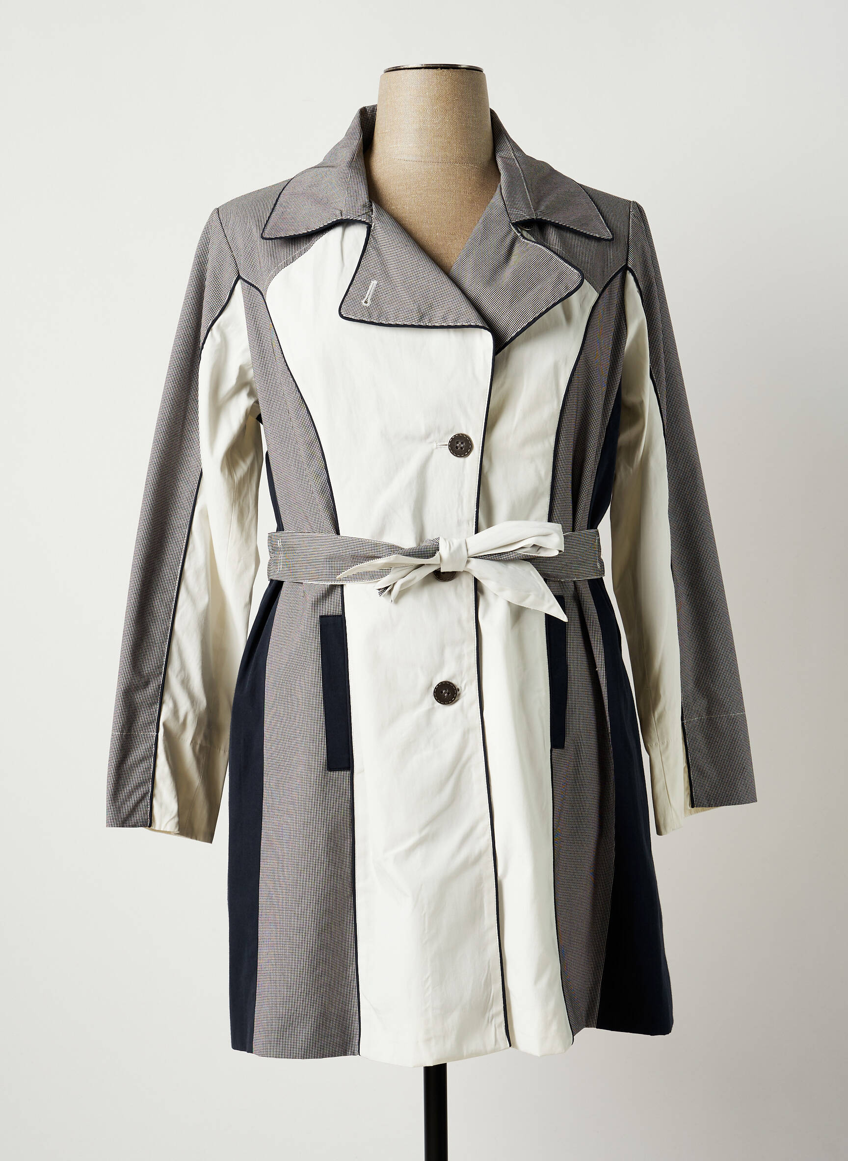 Jumfil Trenchs Femme couleur noir