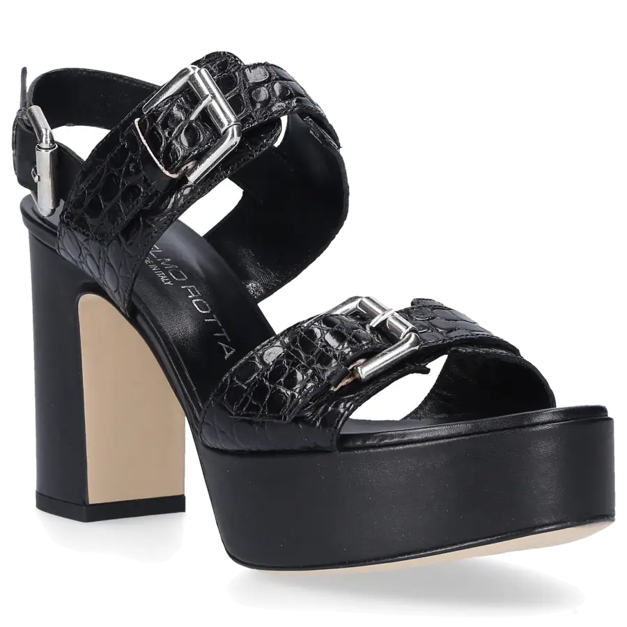 Guglielmo Rotta - Sandalen KISSA Kalbsleder - schwarz