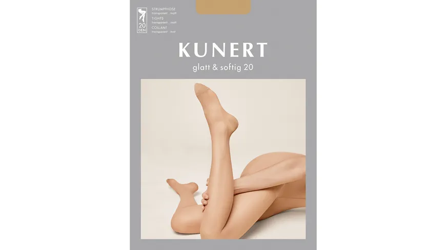 KUNERT Damen Feinstrumpfhose Glatt & Softig 20 DEN black