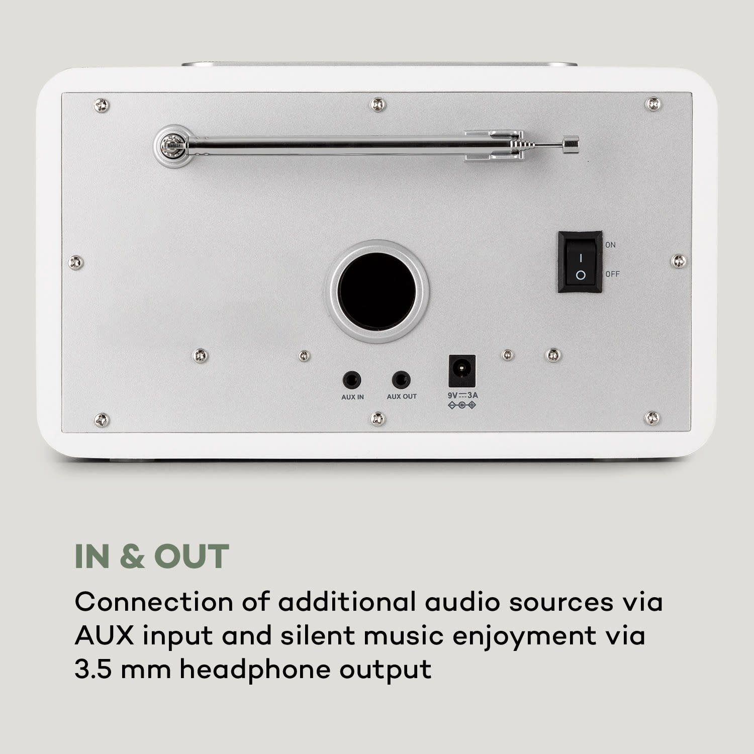 Auna Connect 150 MKII 2.1-Internetradio DAB/DAB+/FM Spotify BT 2,8