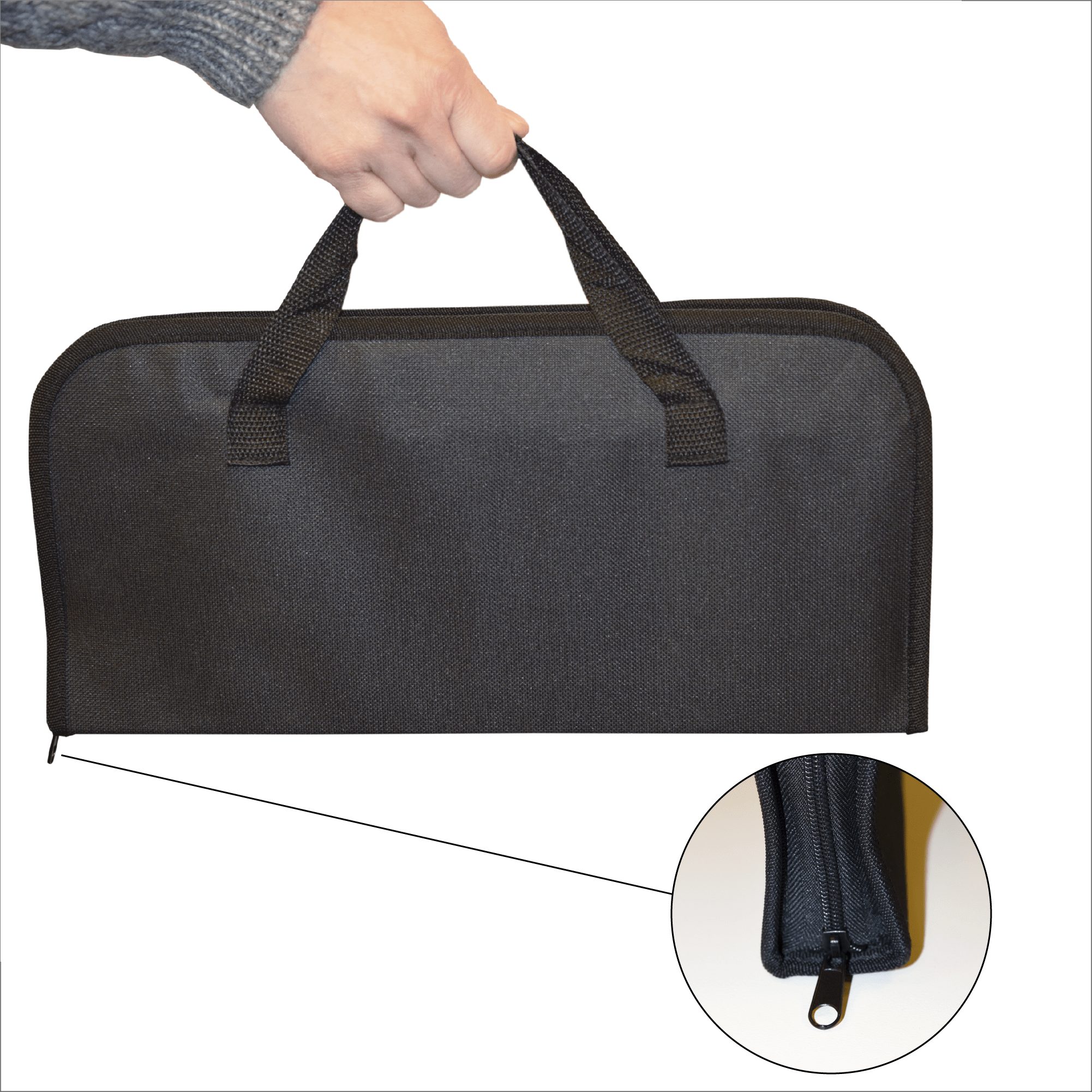 Jo Fire Grillbesteck-Set Jo Fire Grillbesteck mit Tragetasche Edelstahl Grillzubehör Grillzange, (20 Tlg)
