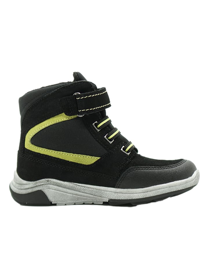 lamino Leder-Winterboots in Schwarz günstig kaufen