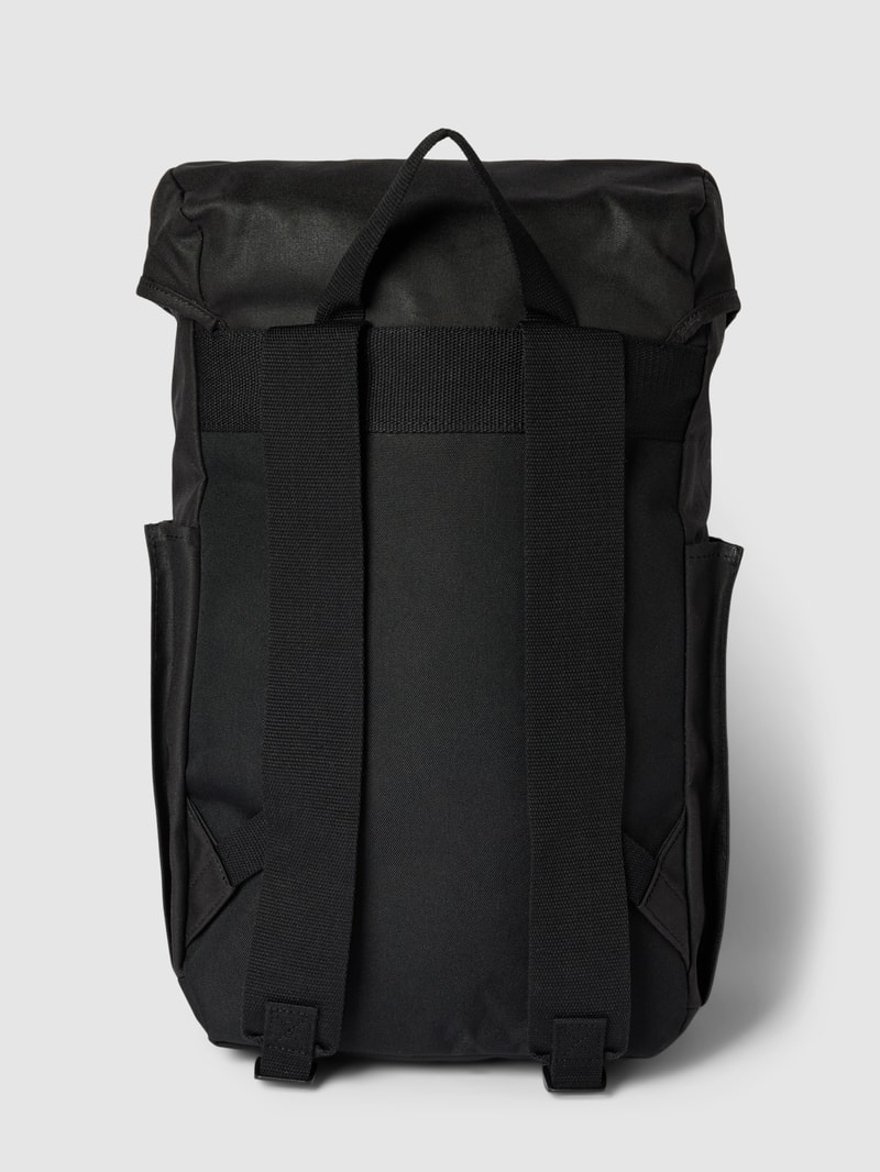 Rucksack mit Label-Patch Modell 'BARBOUR ESSENTILA WAX BAC' in schwarz