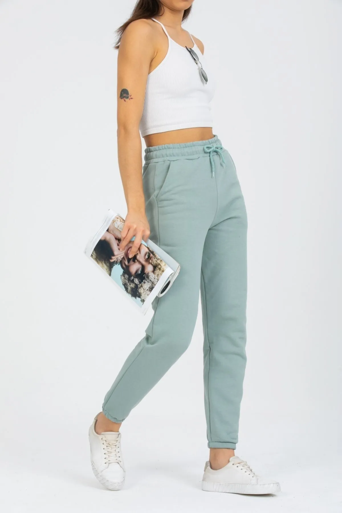 Deafox  Jogginghose - Grün - Slim