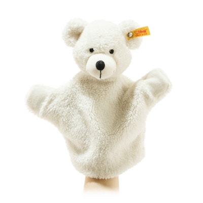 Handpuppe Lotte, 24 cm, weiß