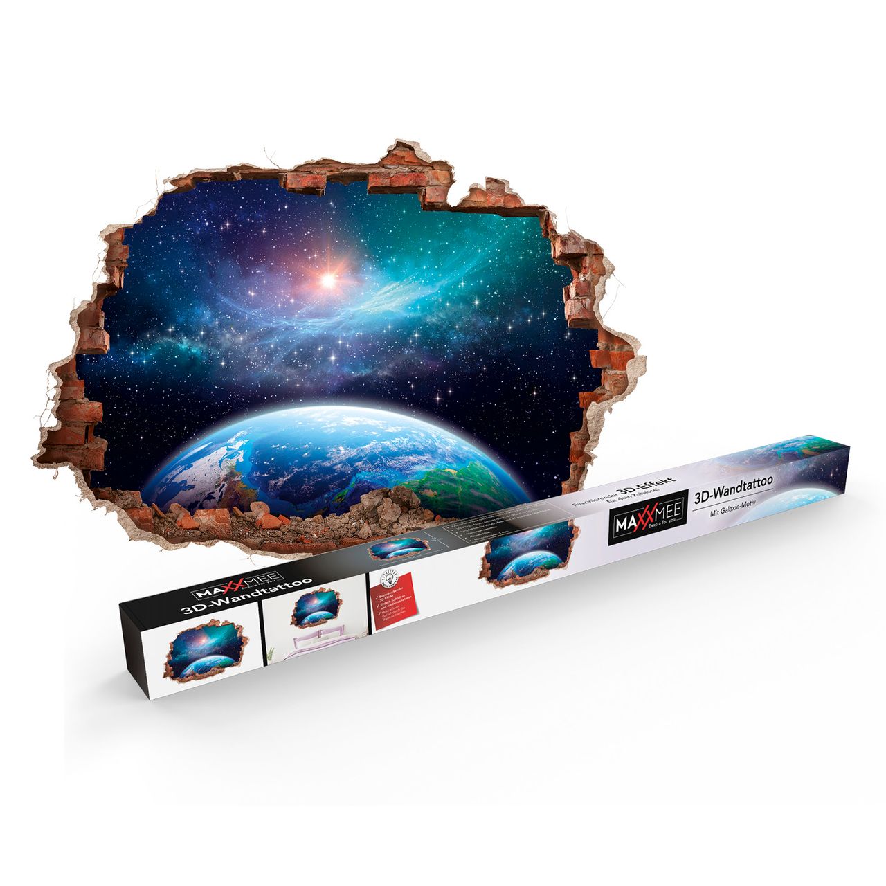 MAXXMEE 3D-Wandtattoo - Galaxy V2