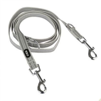 TIAKI Hundeleine Reflective Rubber, grau