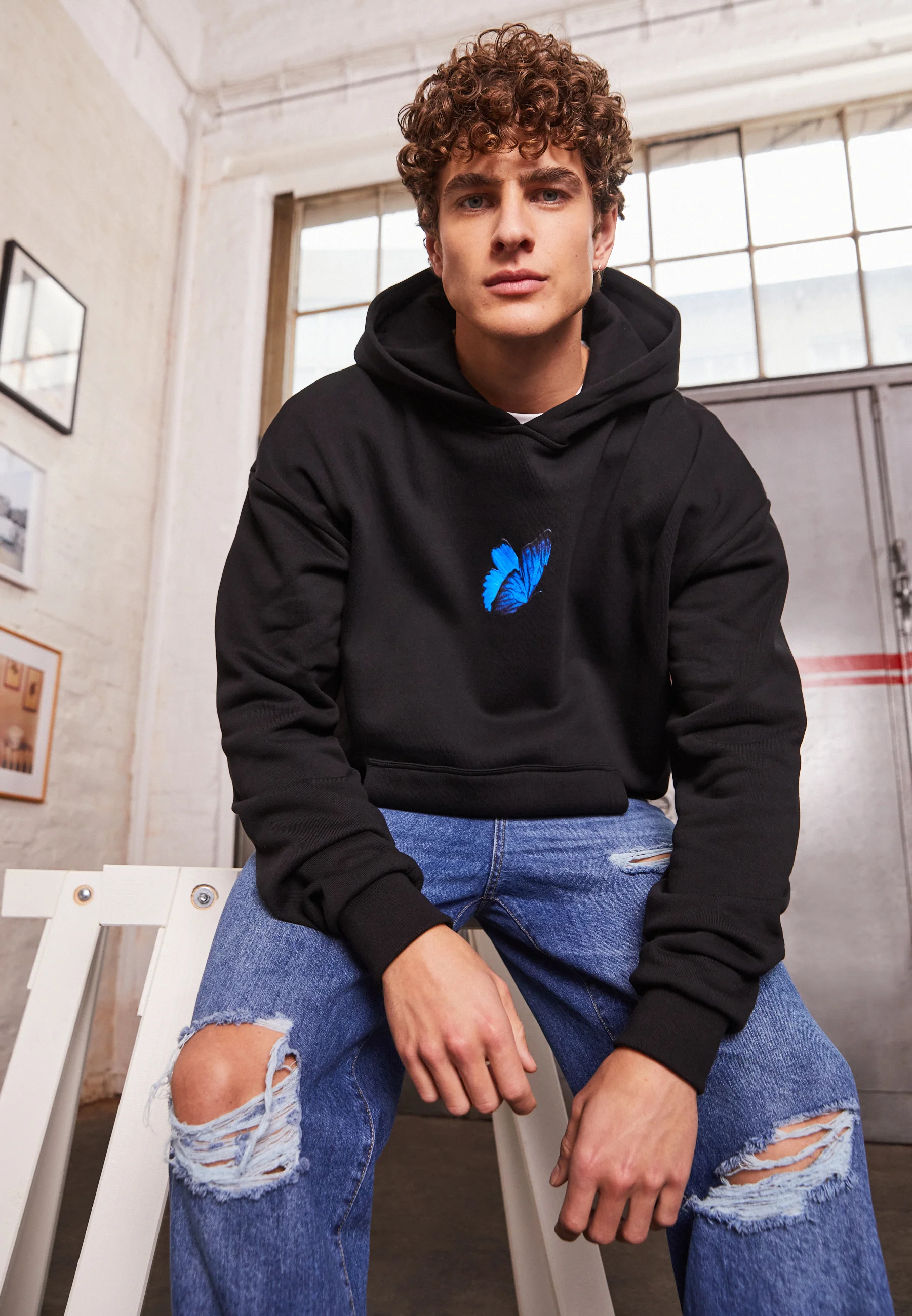 Sudadera con capucha Upscale by Mister Tee HEAVY OVERTamaño
