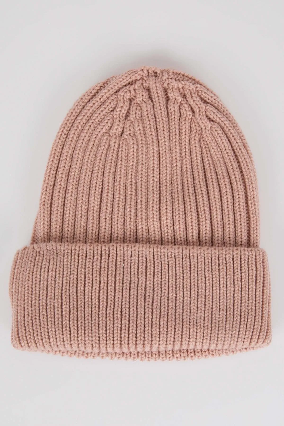 DeFacto  Gestrickte Baskenmütze mit gewebtem Etikett für Babys