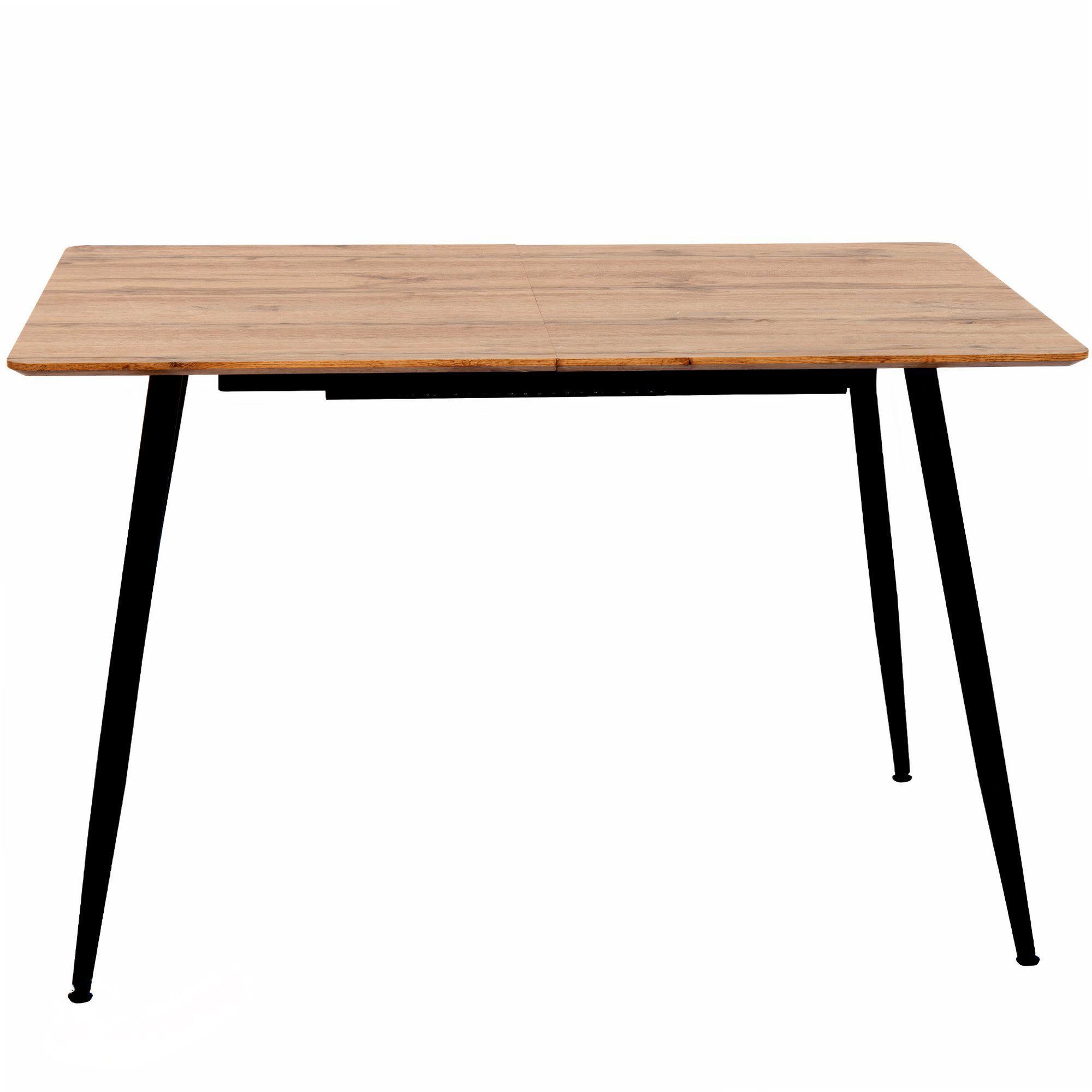 TRISENS Esstisch Emilia, Esstisch ausziehbar 120-150-180x80cm 4-10Pers. Ovaler Tisch Holz Optik