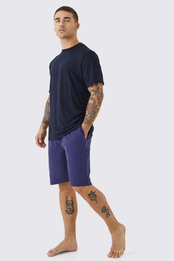 Soft Feel Loungewear Shorts-Set