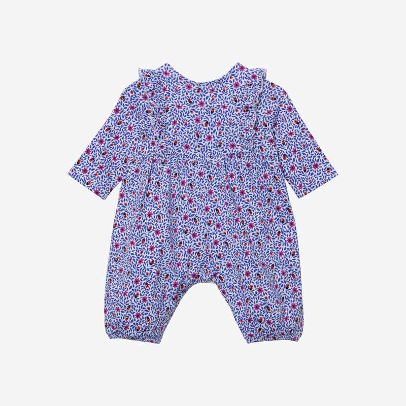 Combi longue bébé fille micro fleurs beige Catimini