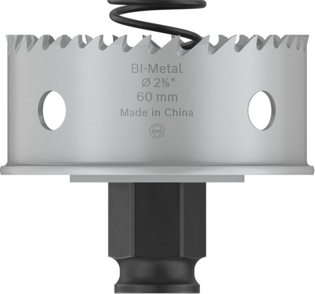 Bosch Blue Accessories 2608594458 PRO lokšņu metāla PC Plus caurumzāģis 60 mm