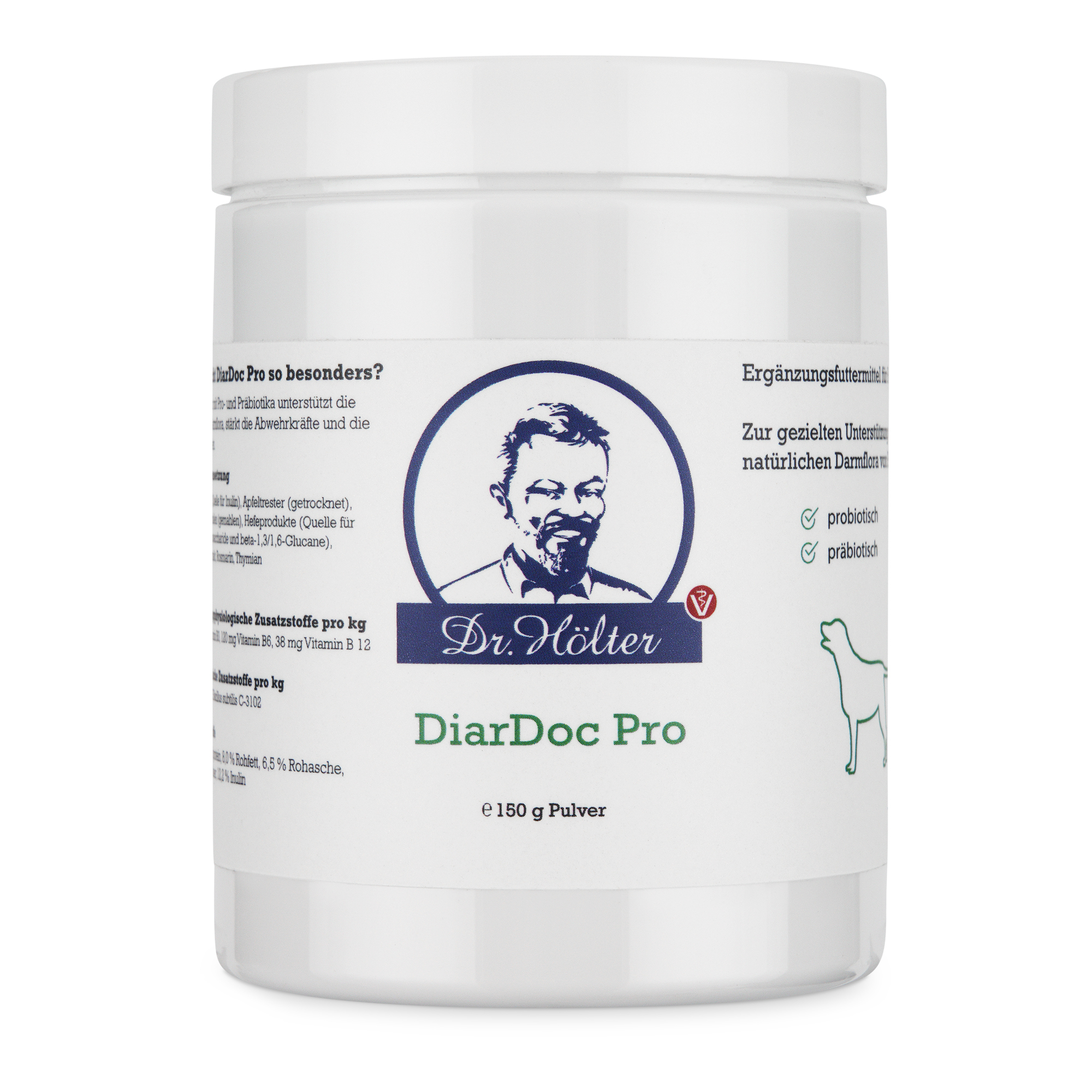 Dr. Hölter Ergänzungsfutter & Aufzucht Dr. Hölter DiarDoc Pro Probiotika Pulver 150 g