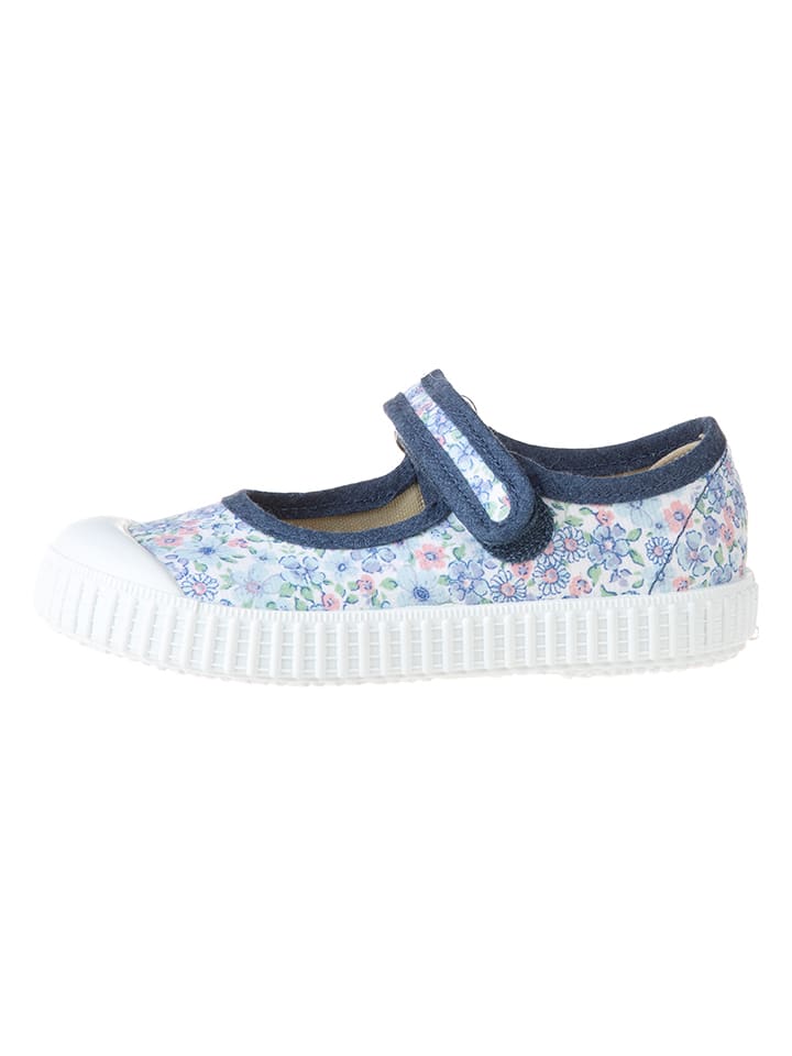 kmins Spangenballerinas in Blau günstig kaufen
