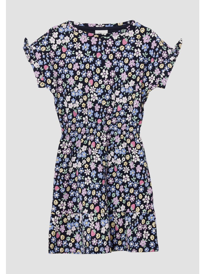 s.Oliver Kleid kurz in Blau-mehrfarbig günstig kaufen